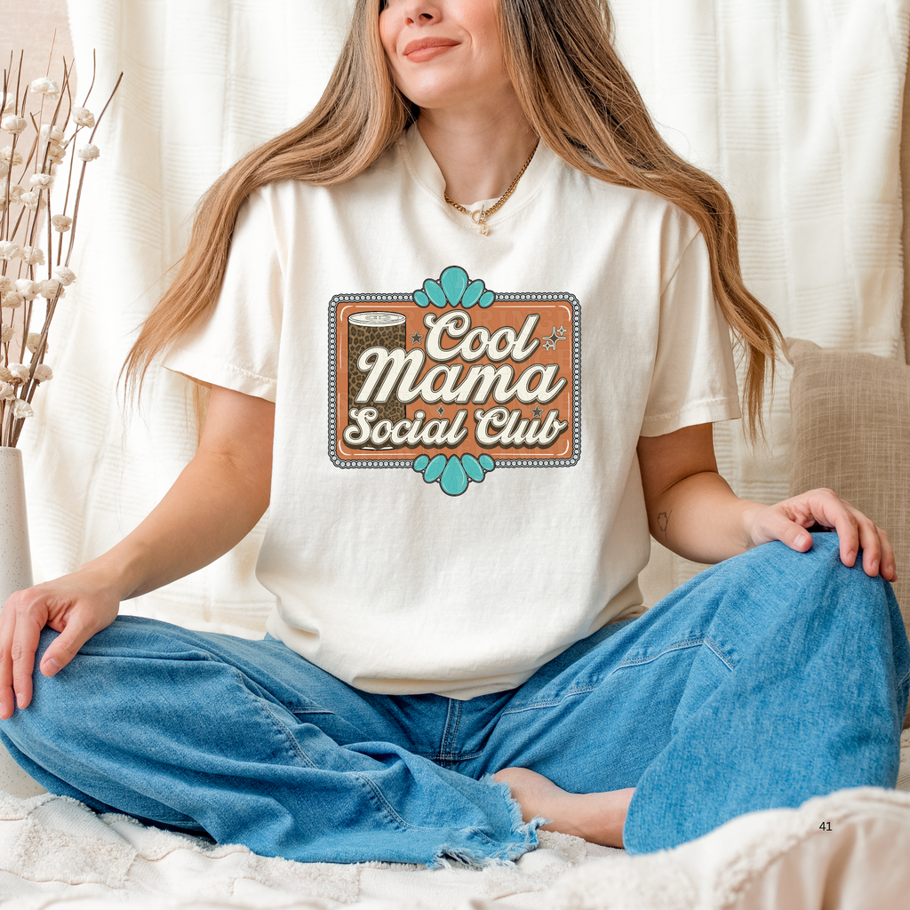 Cool Mama Social Club Graphic T-Shirt | Crewneck