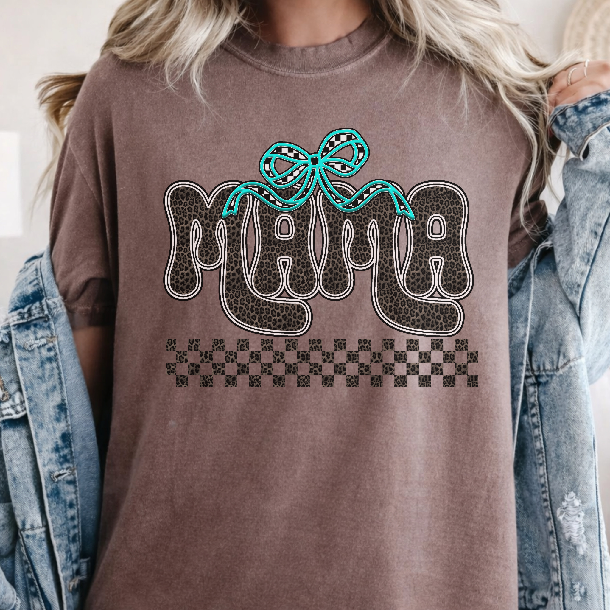 Leopard Mama T-Shirt Graphic | Crewneck |