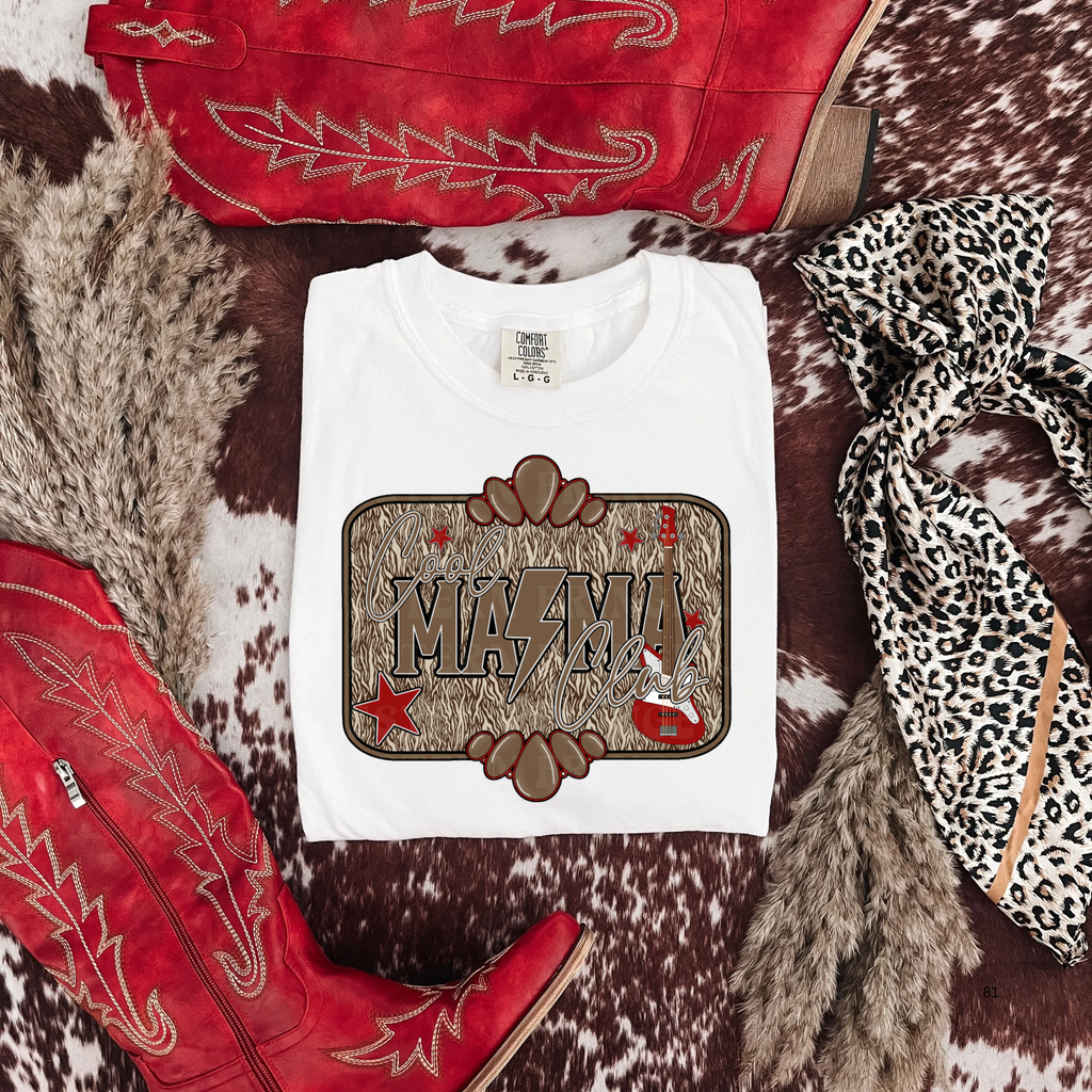 Cool Mama Club Graphic T-Shirt | Crewneck