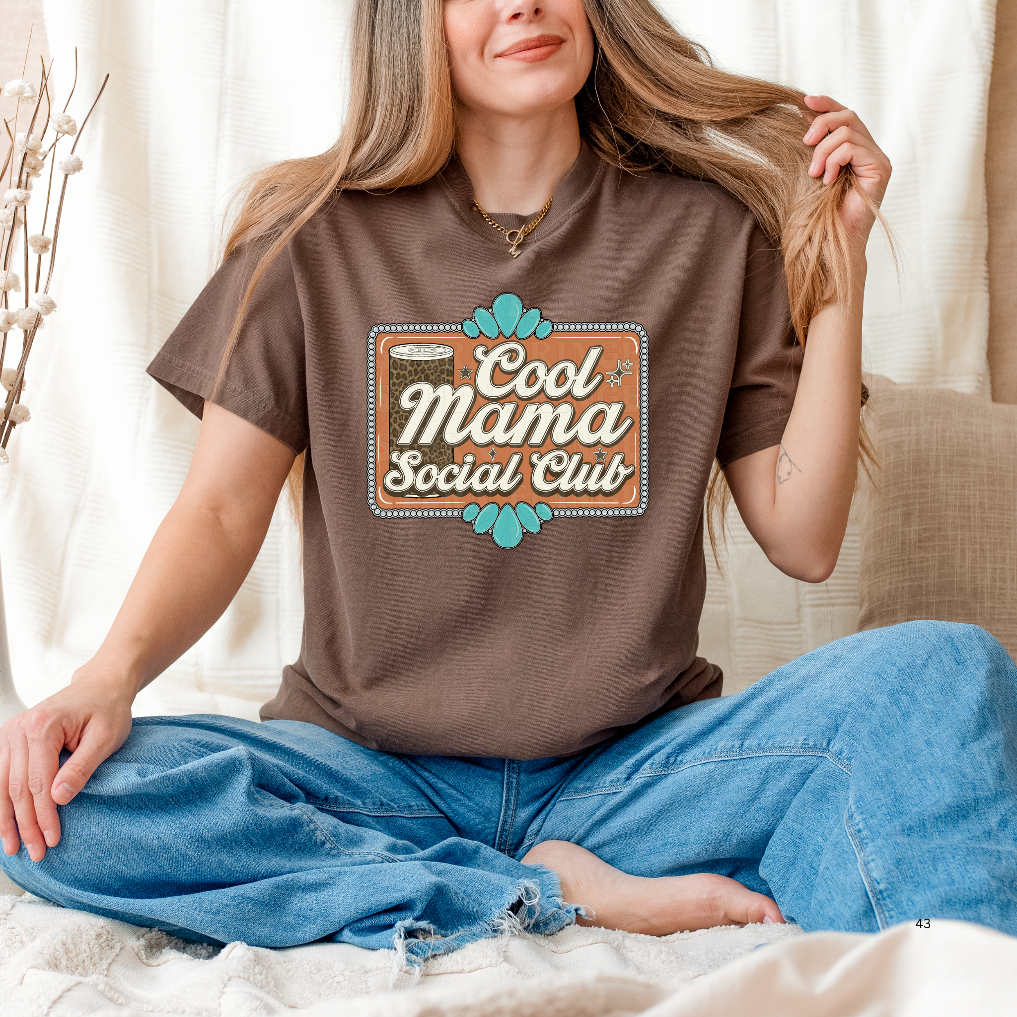 Cool Mama Social Club Graphic T-Shirt | Crewneck