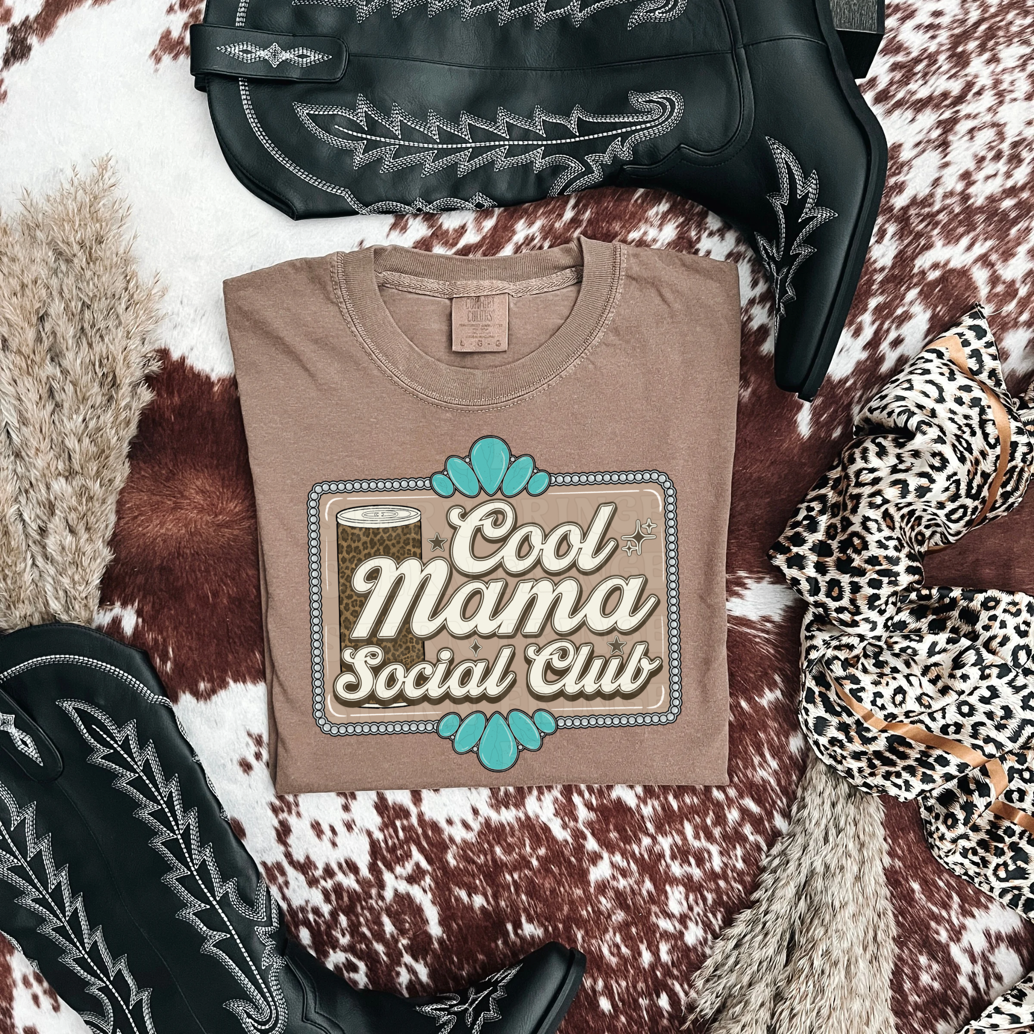 Cool Mama Social Club Graphic T-Shirt | Crewneck