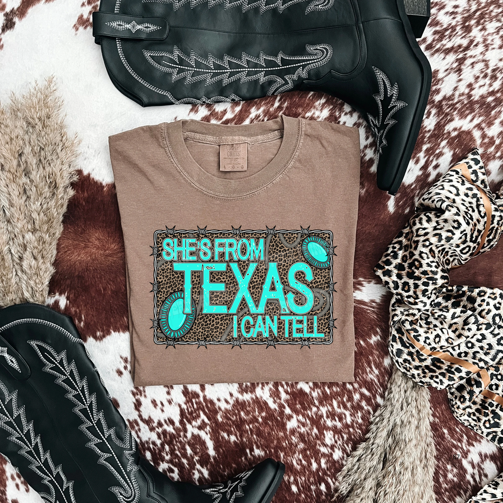 She's From Texas Graphic T-Shirt | Crewneck