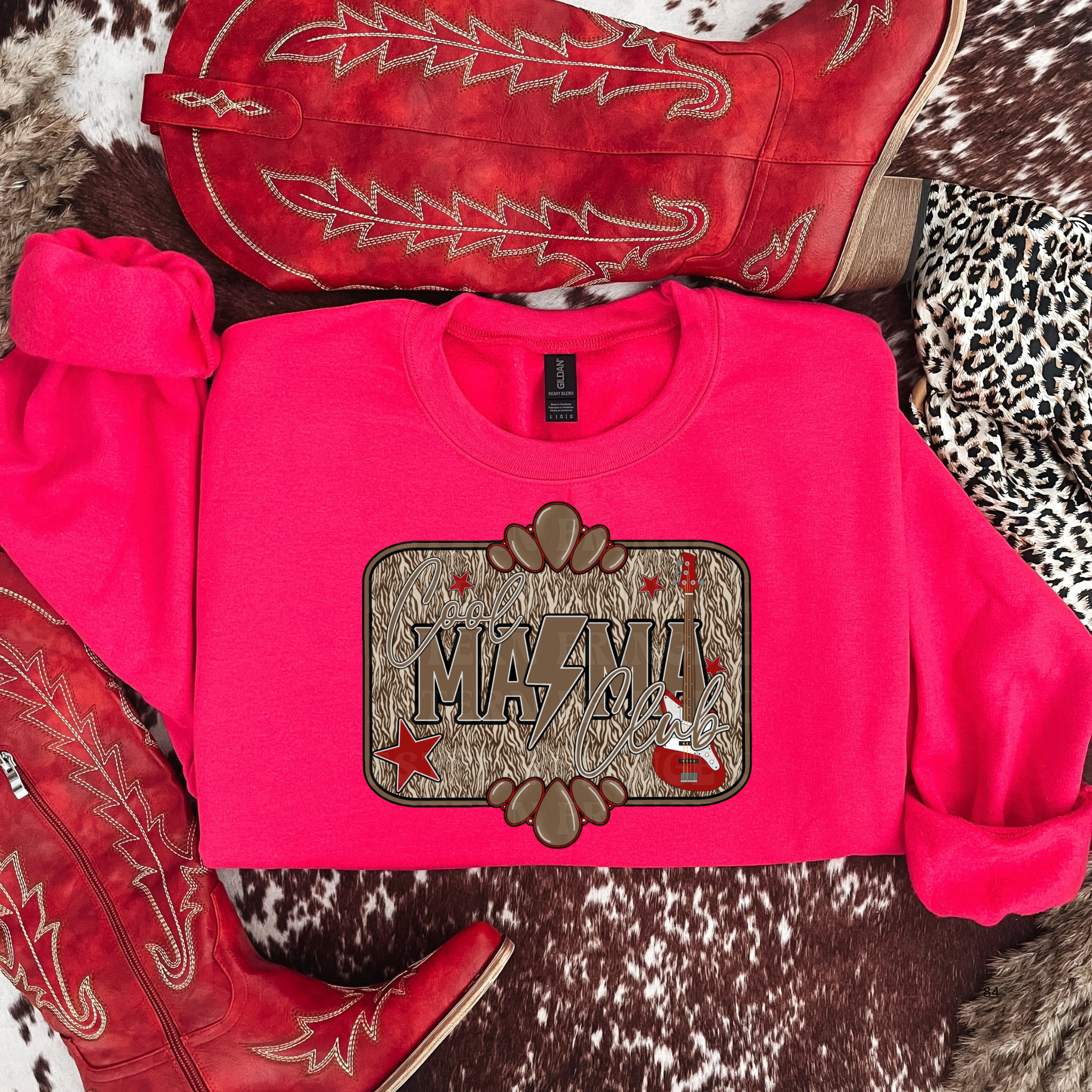 Cool Mama Club Graphic T-Shirt | Crewneck