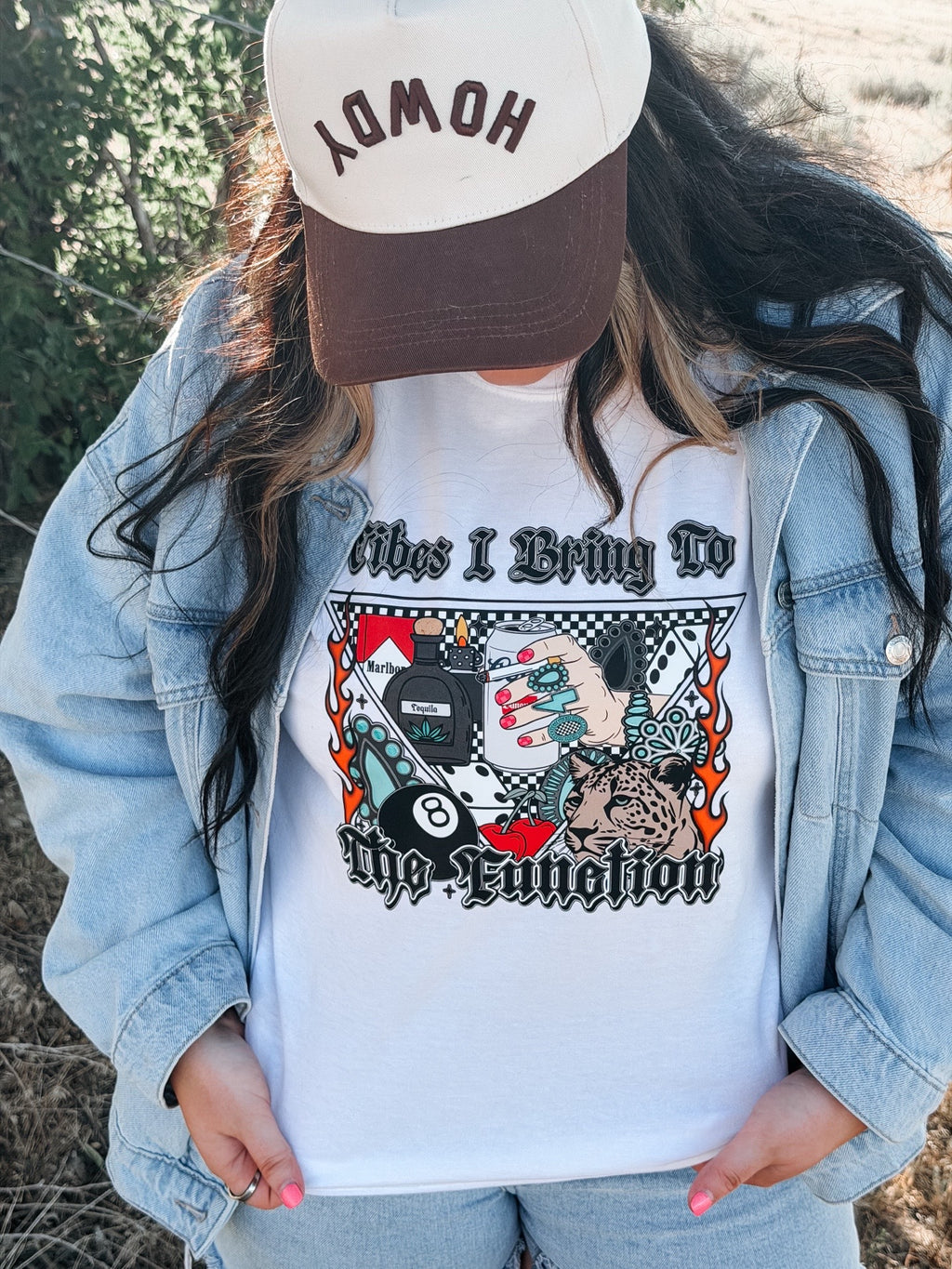 Vibes I Bring To The Function T-Shirt Graphic | Crewneck