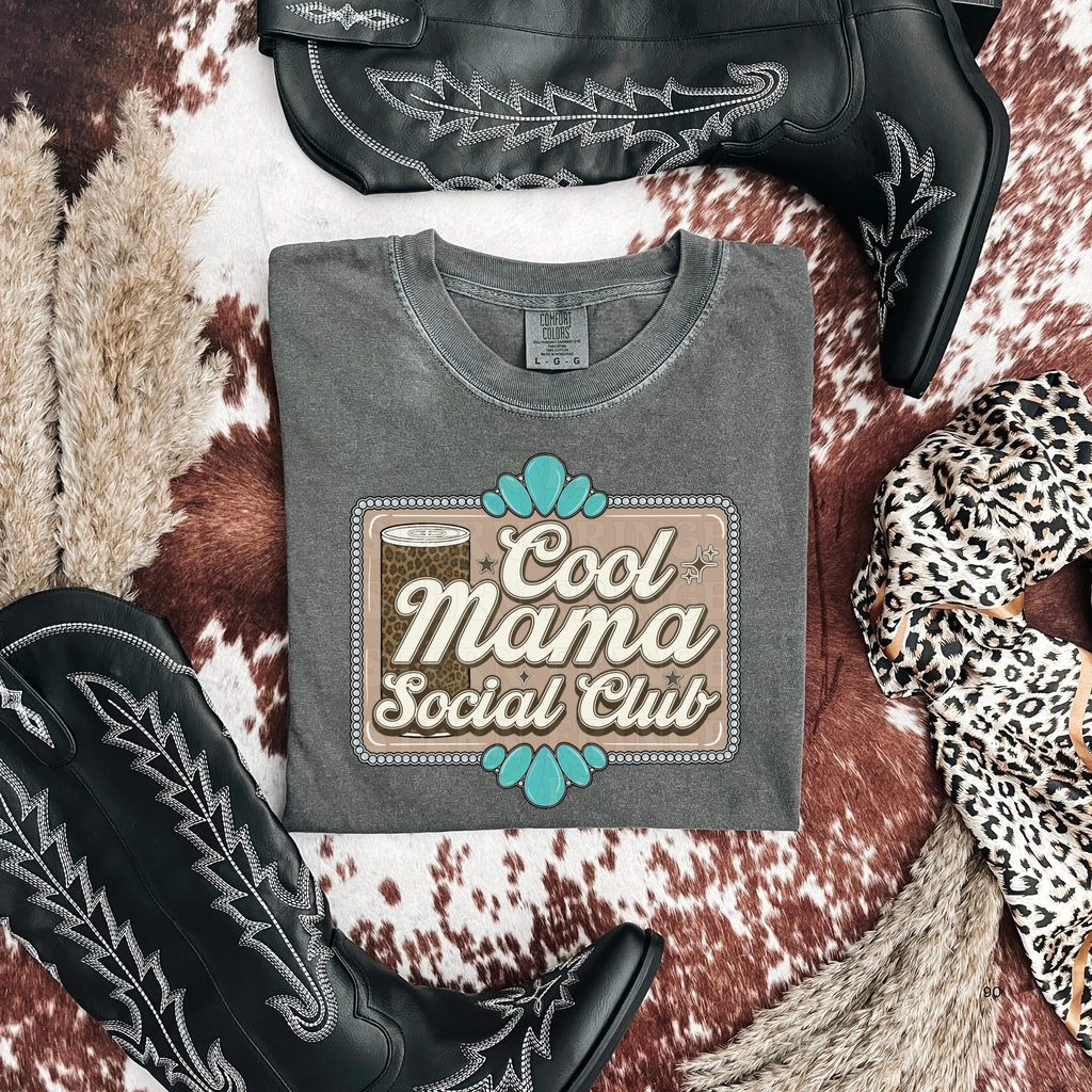 Cool Mama Social Club Graphic T-Shirt | Crewneck