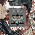 Blue Collar Wife Leopard Graphic T-Shirt | Crewneck