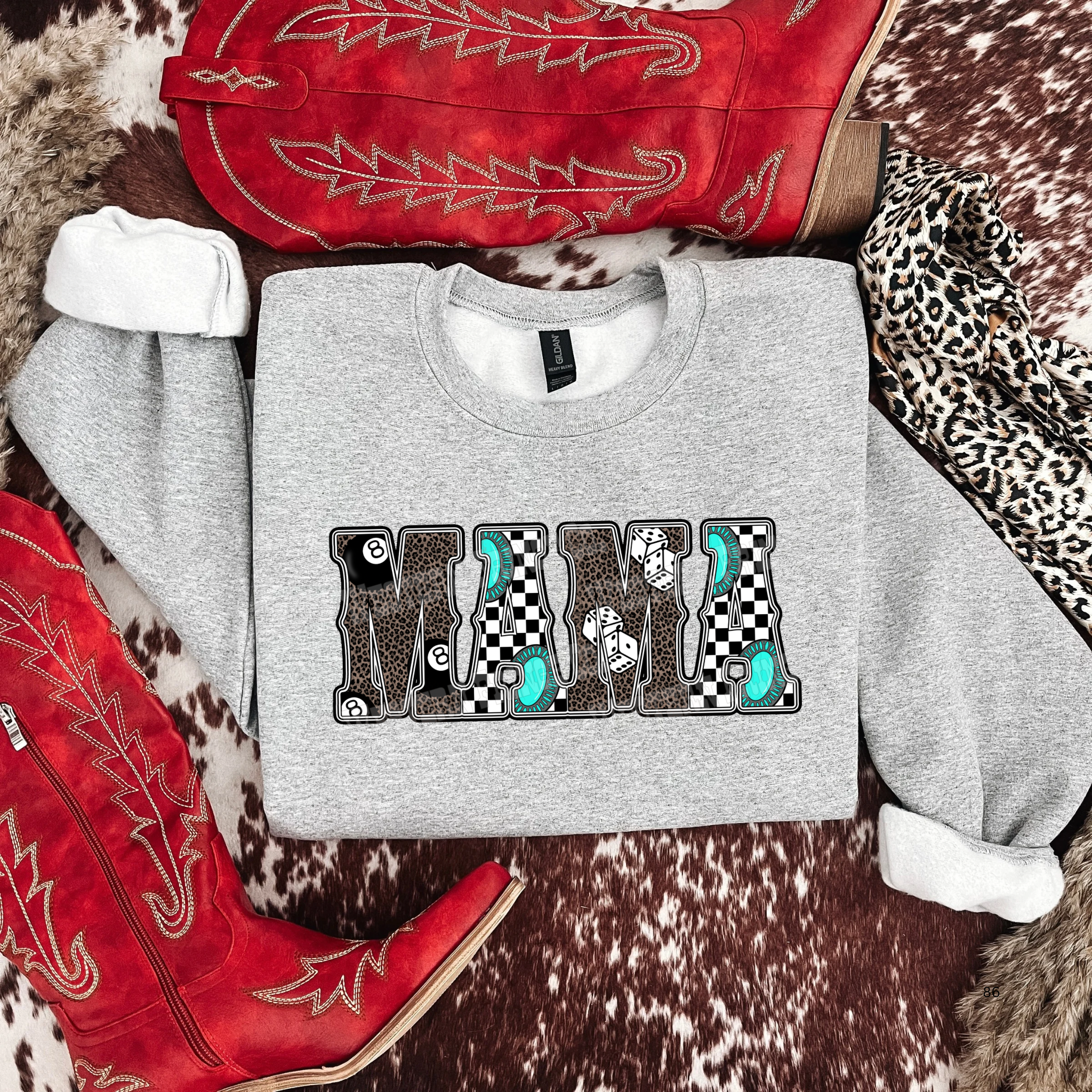 Western Mama Graphic T-Shirt | Crewneck