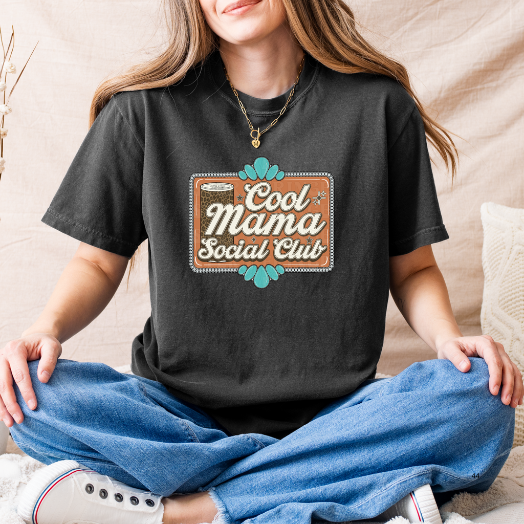 Cool Mama Social Club Graphic T-Shirt | Crewneck
