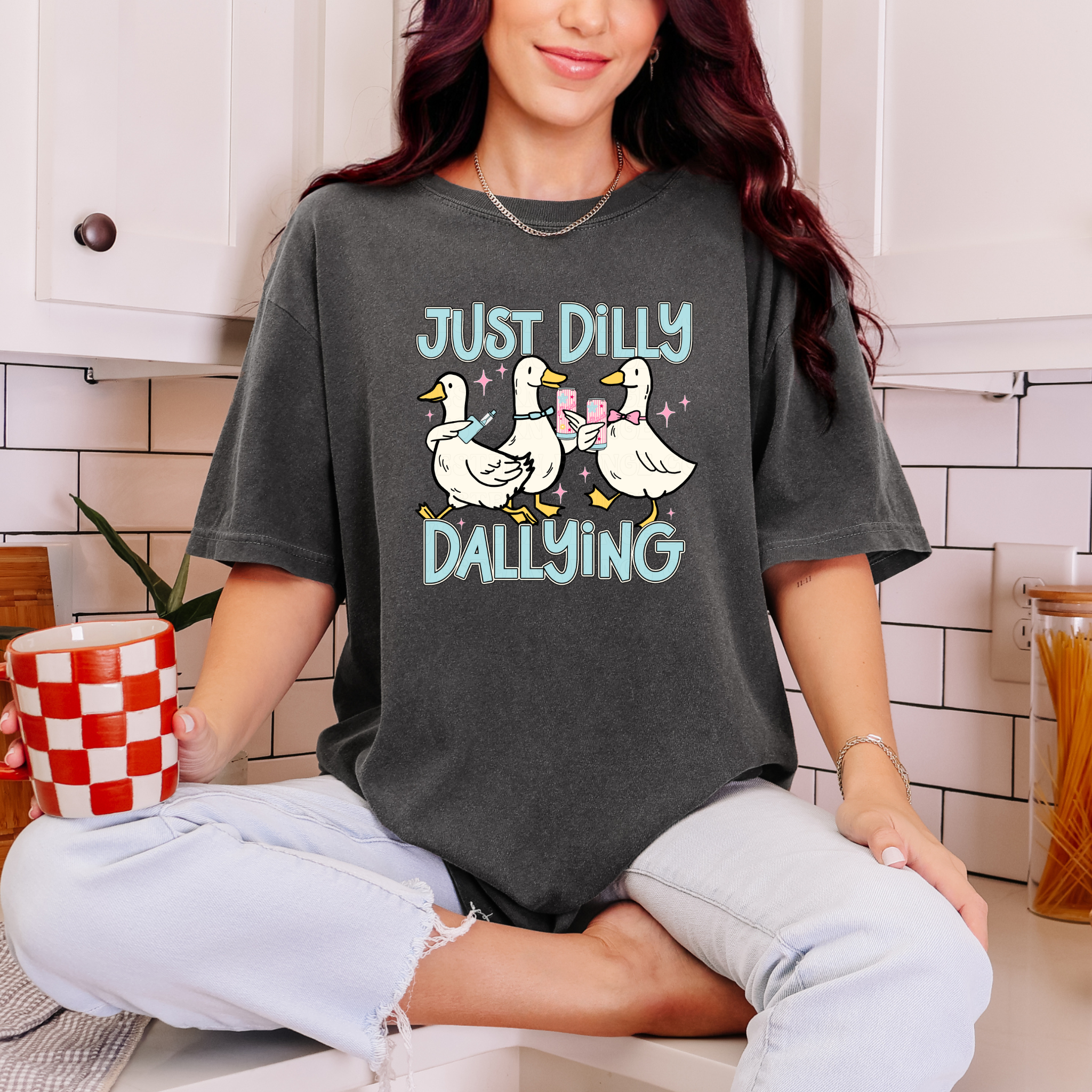 Just Dilly Dallying T-Shirt Graphic | Crewneck |