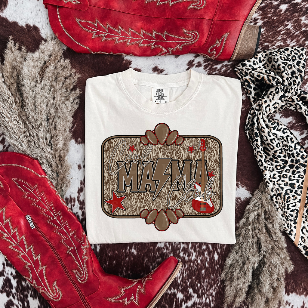 Cool Mama Club Graphic T-Shirt | Crewneck