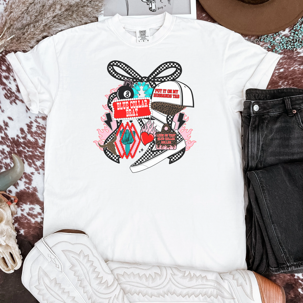Blue Collar Graphic T-Shirt | Crewneck |