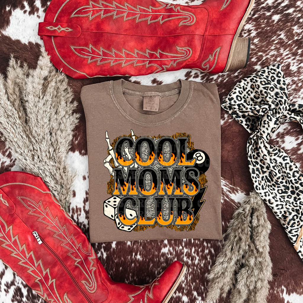 Alternative Cool Moms Club Graphic T-Shirt | Crewneck