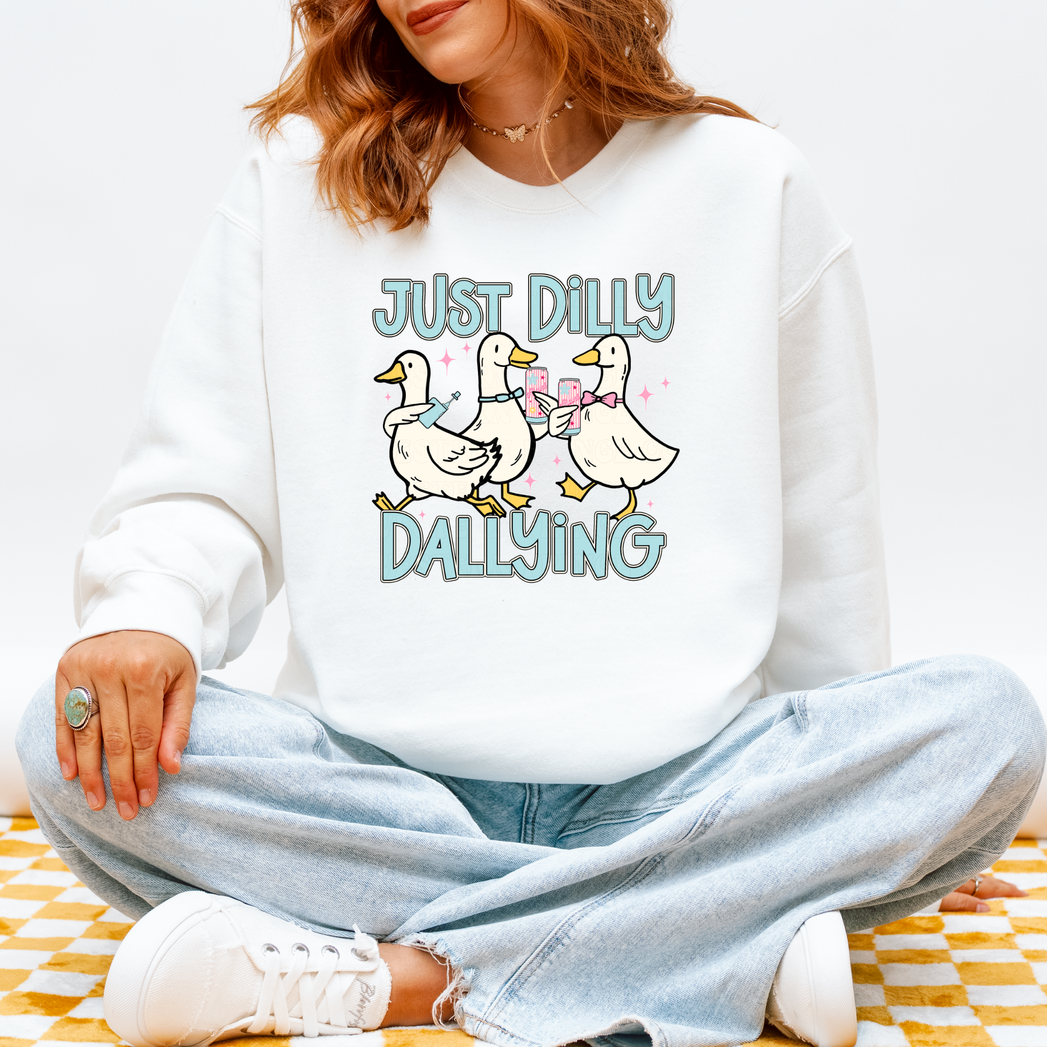 Just Dilly Dallying T-Shirt Graphic | Crewneck |