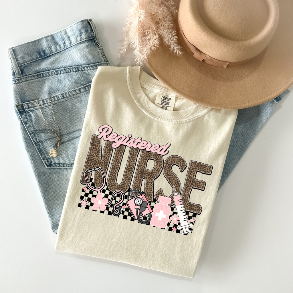 Registered Nurse T-Shirt Graphic | Crewneck |
