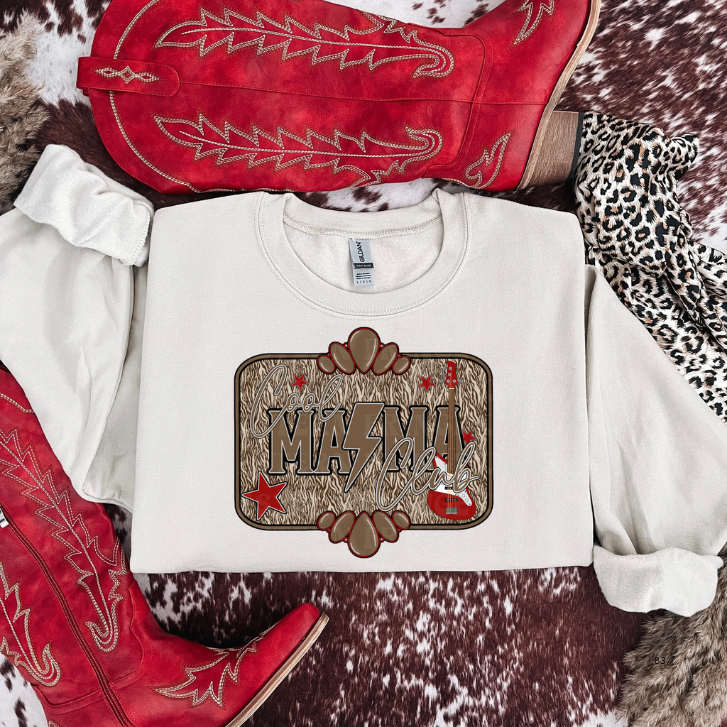 Cool Mama Club Graphic T-Shirt | Crewneck