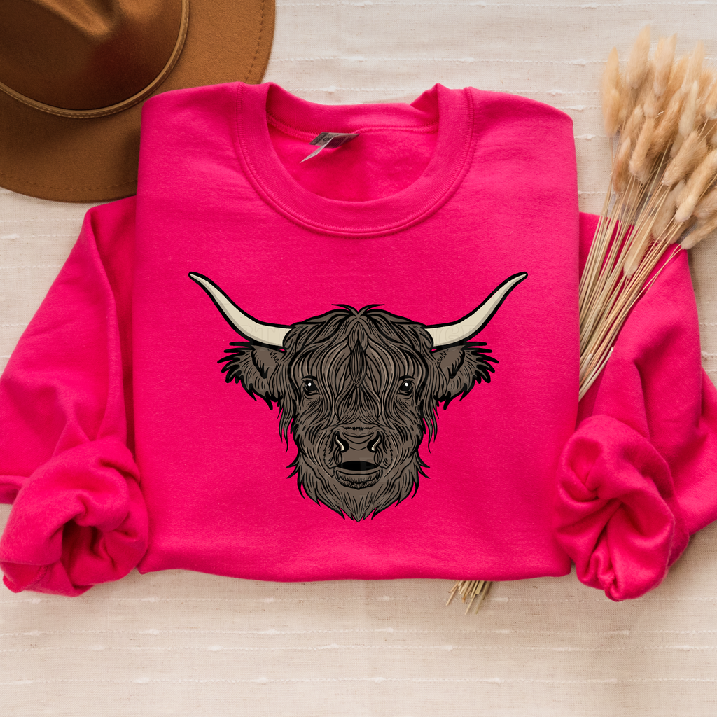 Highland Cow T-Shirt Graphic | Crewneck