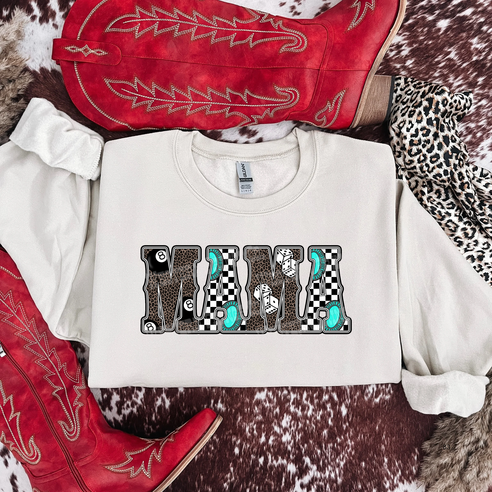 Western Mama Graphic T-Shirt | Crewneck