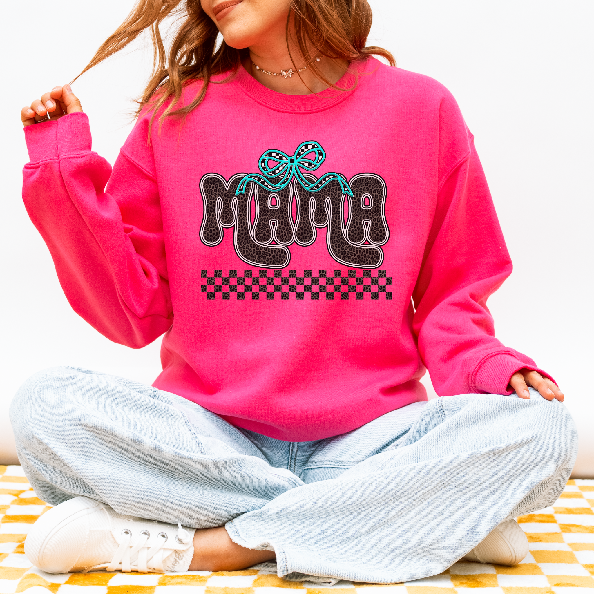Leopard Mama T-Shirt Graphic | Crewneck |