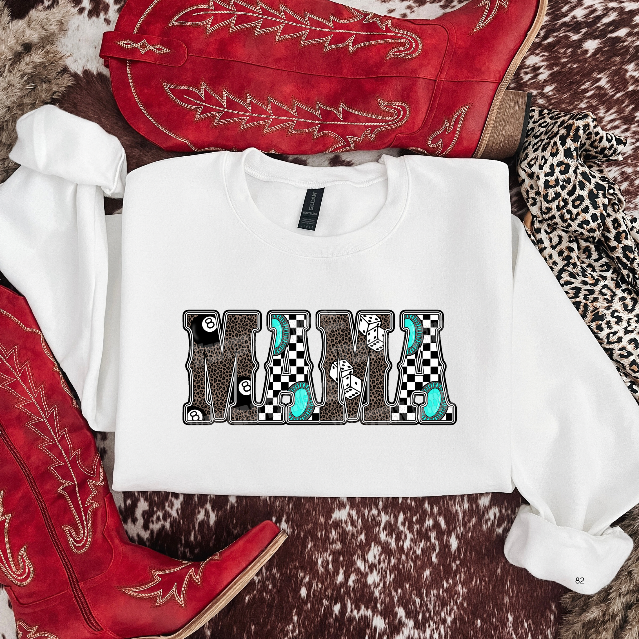Western Mama Graphic T-Shirt | Crewneck