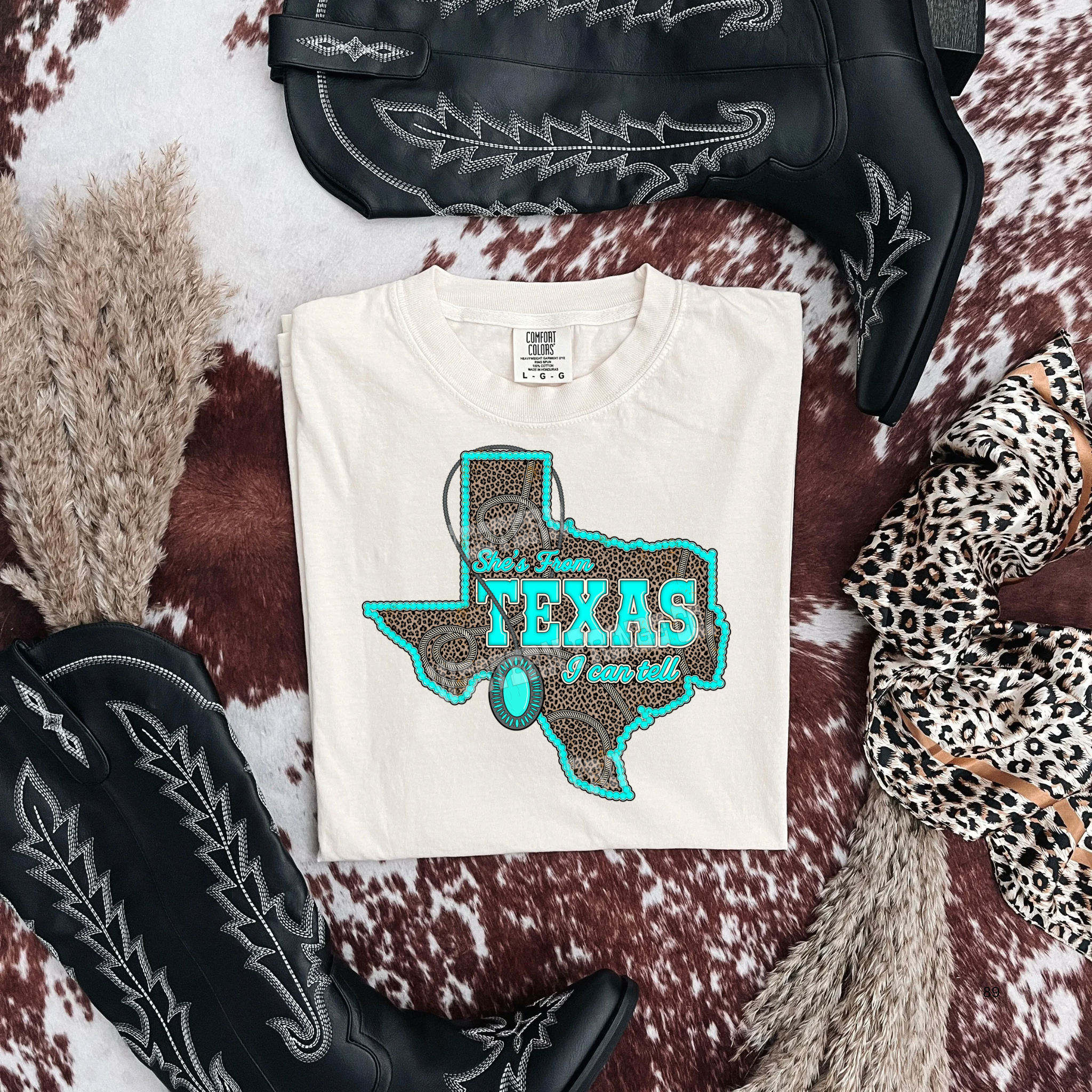 She's From Texas Graphic T-Shirt | Crewneck