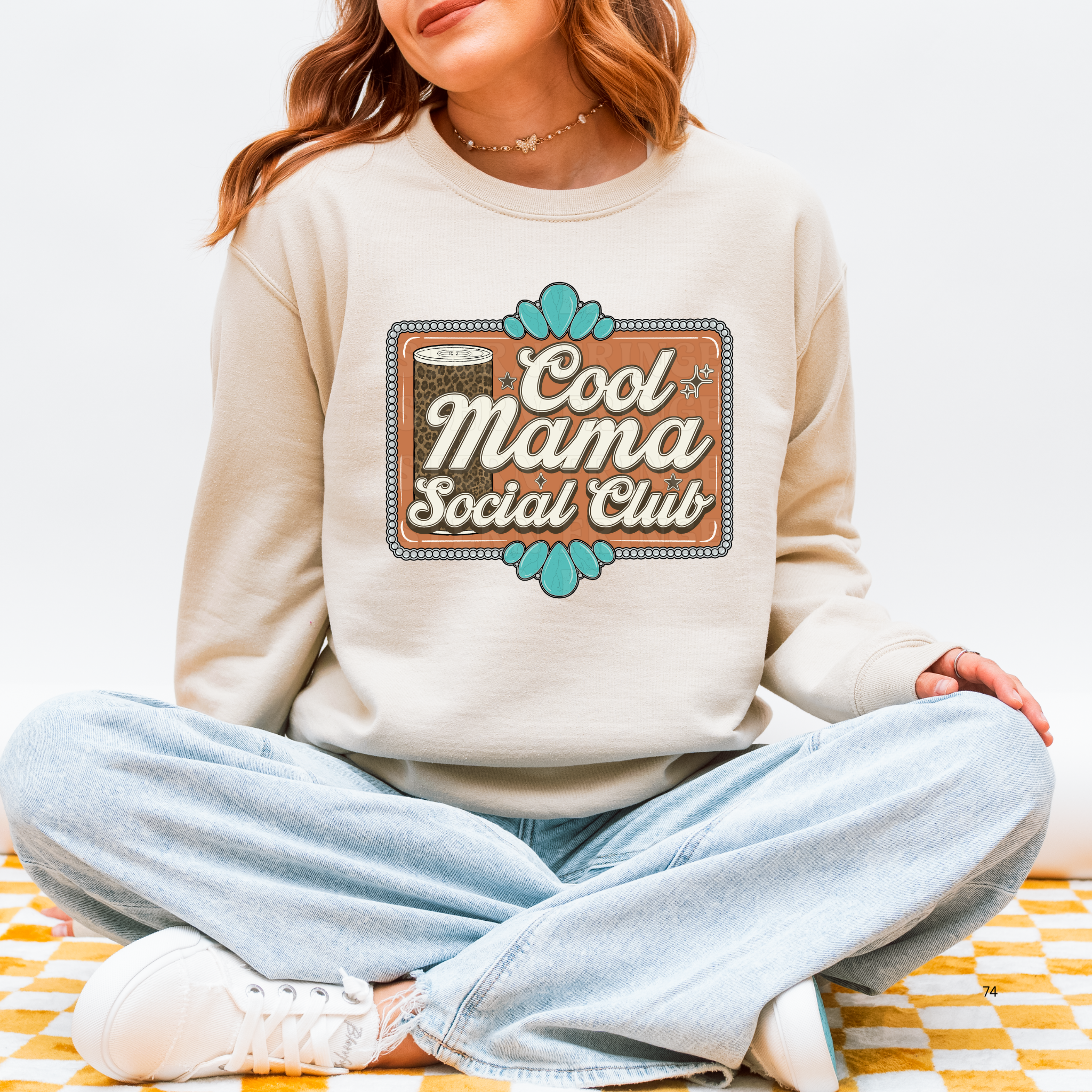 Cool Mama Social Club Graphic T-Shirt | Crewneck