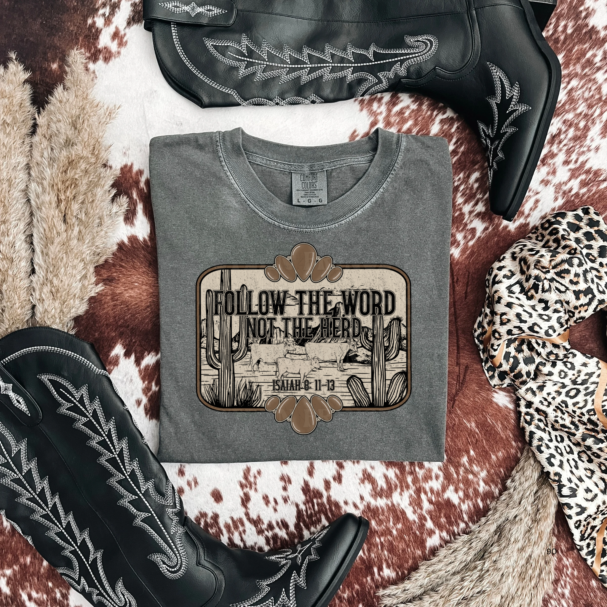 Follow The Word Not The Herd Graphic T-Shirt | Crewneck