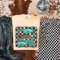 Turquoise Fishing Graphic T-Shirt | Crewneck