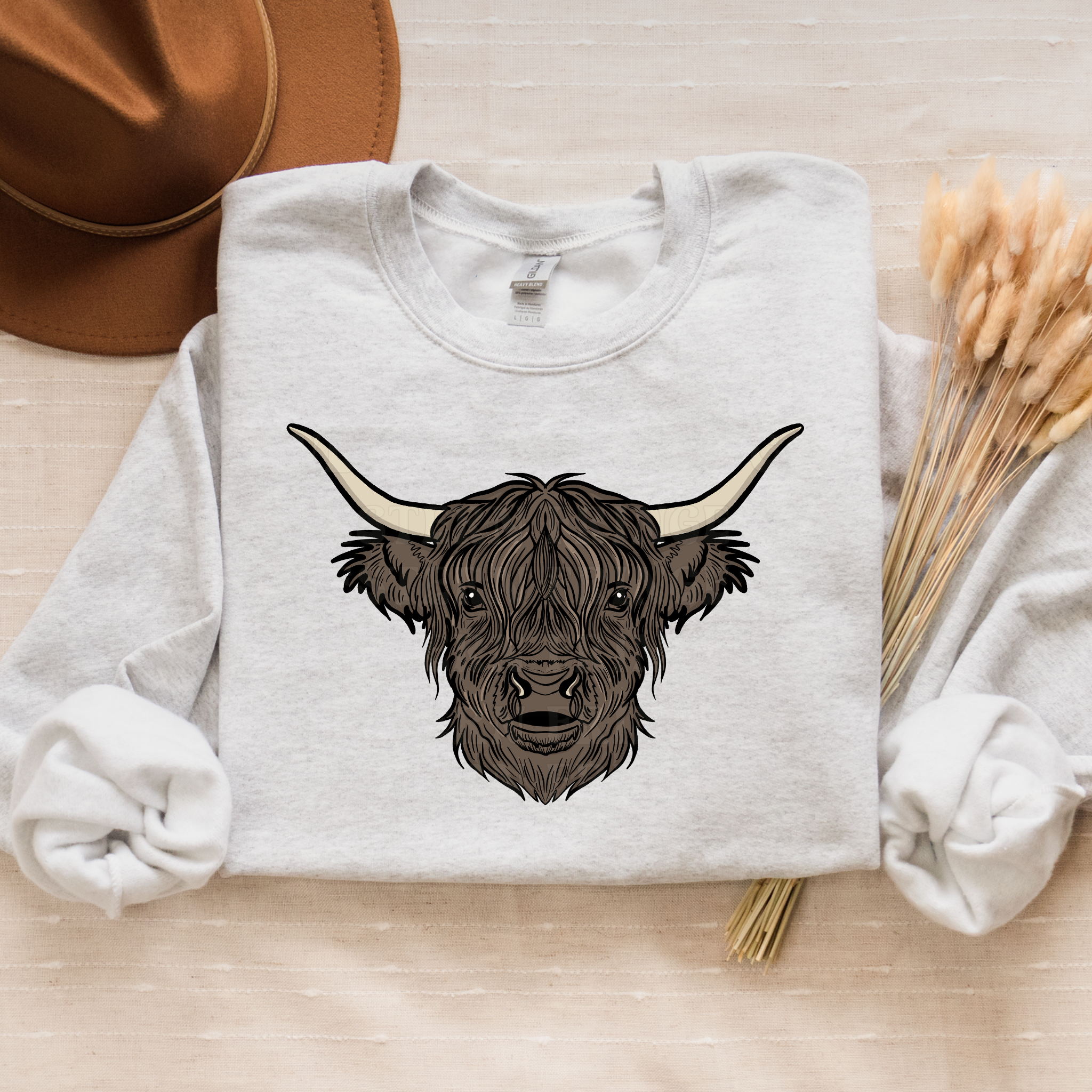 Highland Cow T-Shirt Graphic | Crewneck