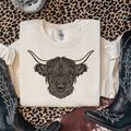 Highland Cow T-Shirt Graphic | Crewneck