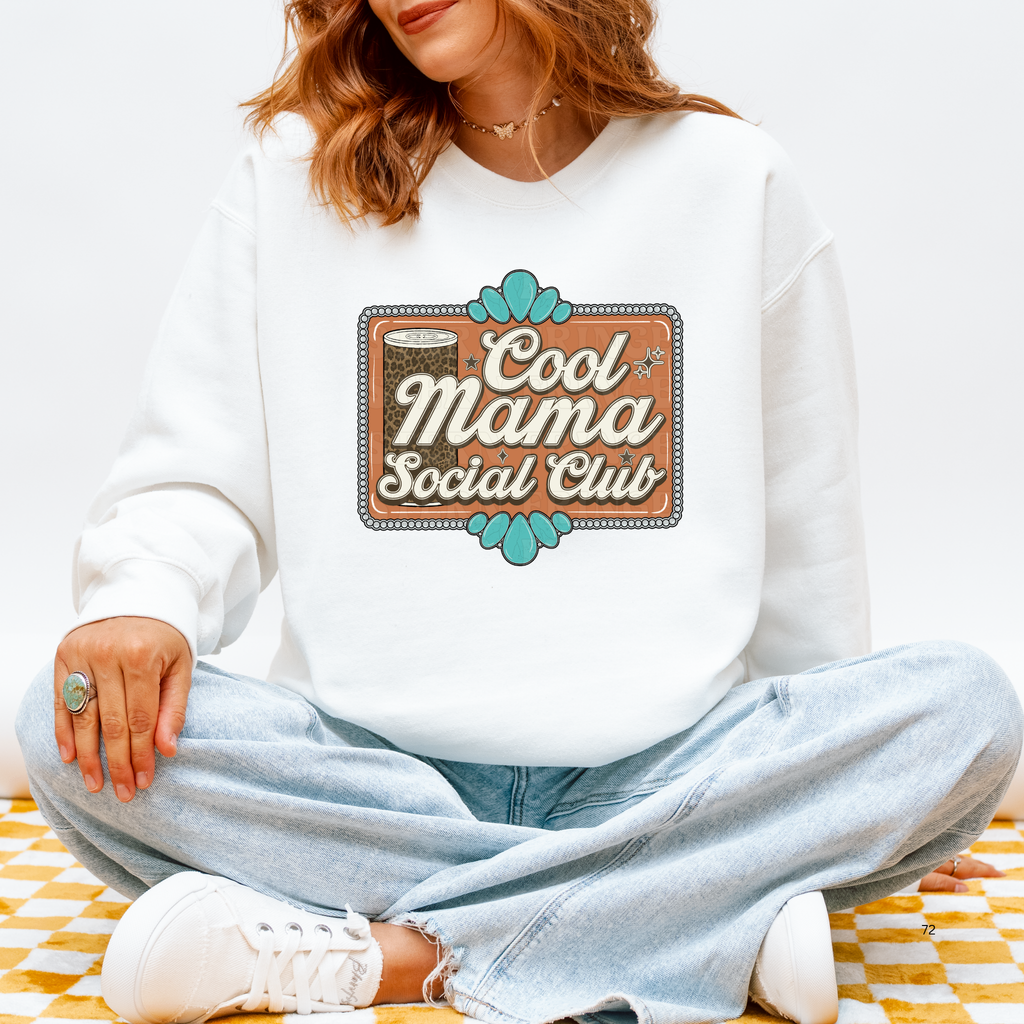 Cool Mama Social Club Graphic T-Shirt | Crewneck