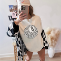 Zebra 8 Ball T-Shirt Graphic | Crewneck