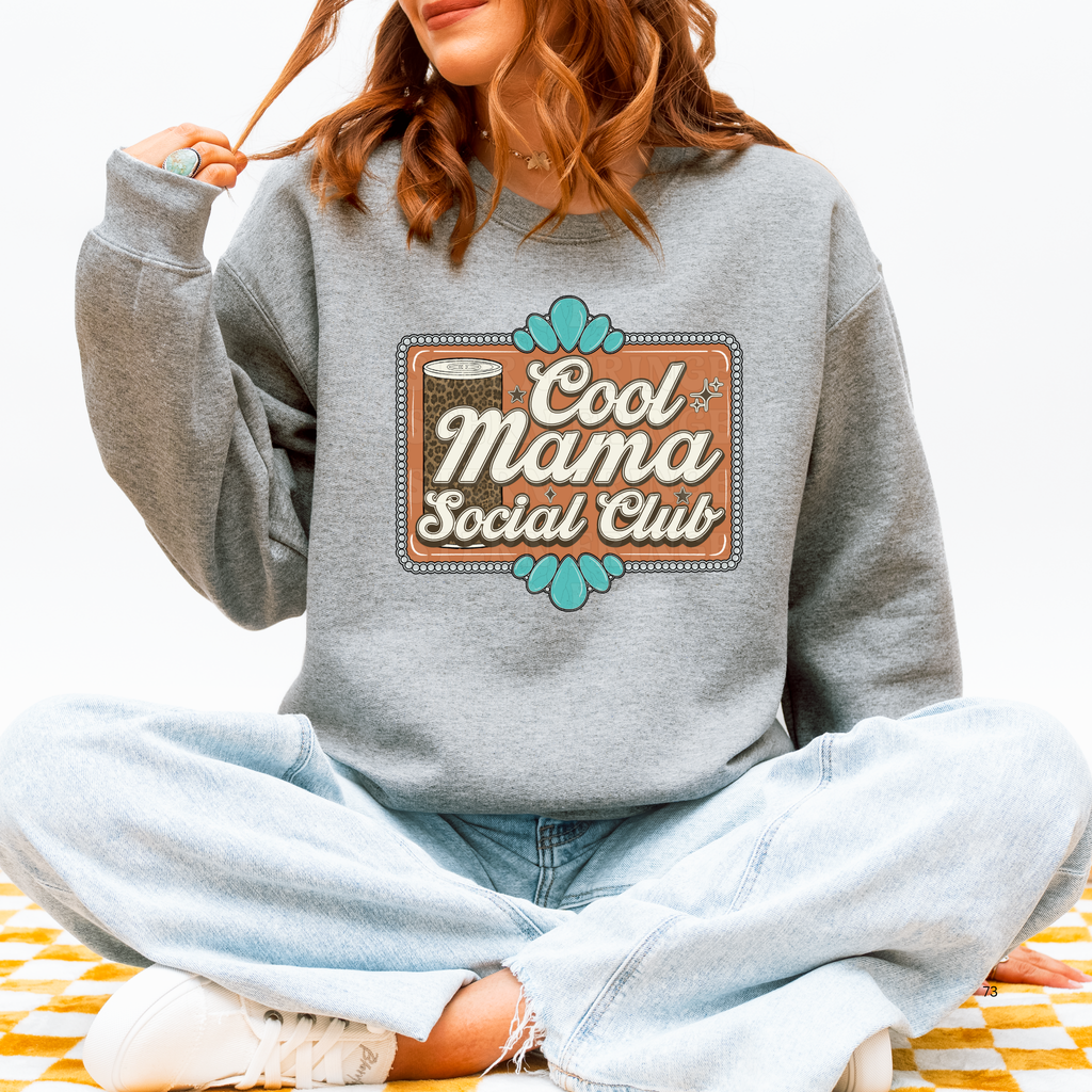 Cool Mama Social Club Graphic T-Shirt | Crewneck