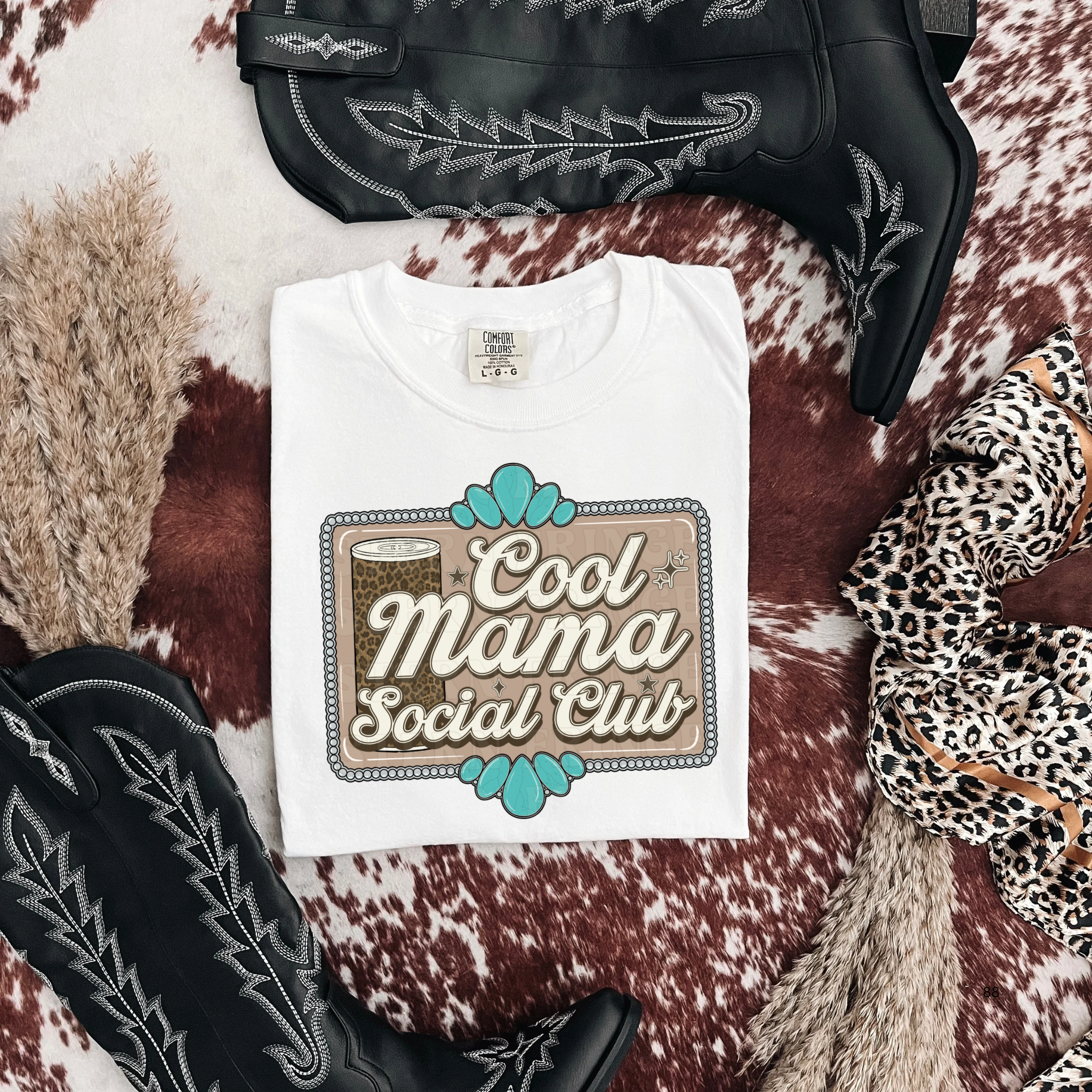 Cool Mama Social Club Graphic T-Shirt | Crewneck