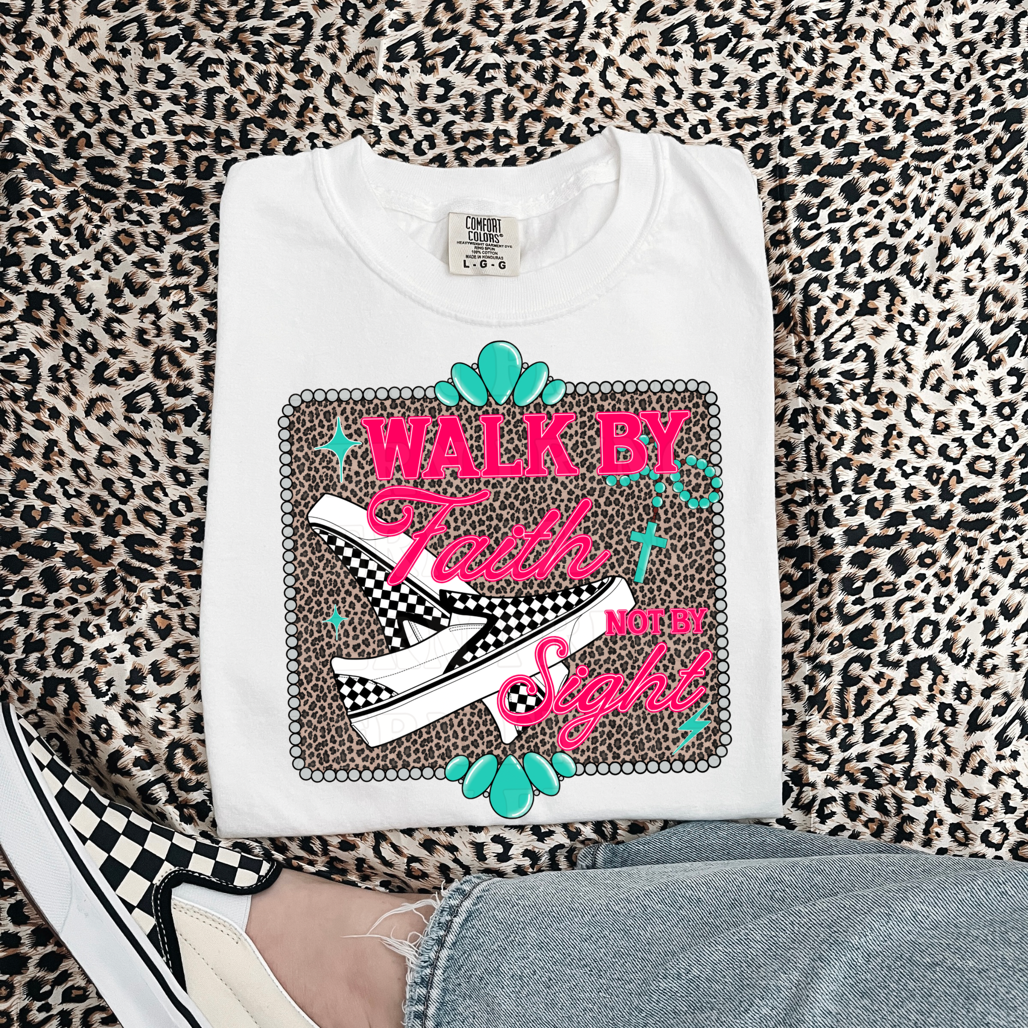 Walk By Faith Not By Sight T-Shirt Graphic | Crewneck