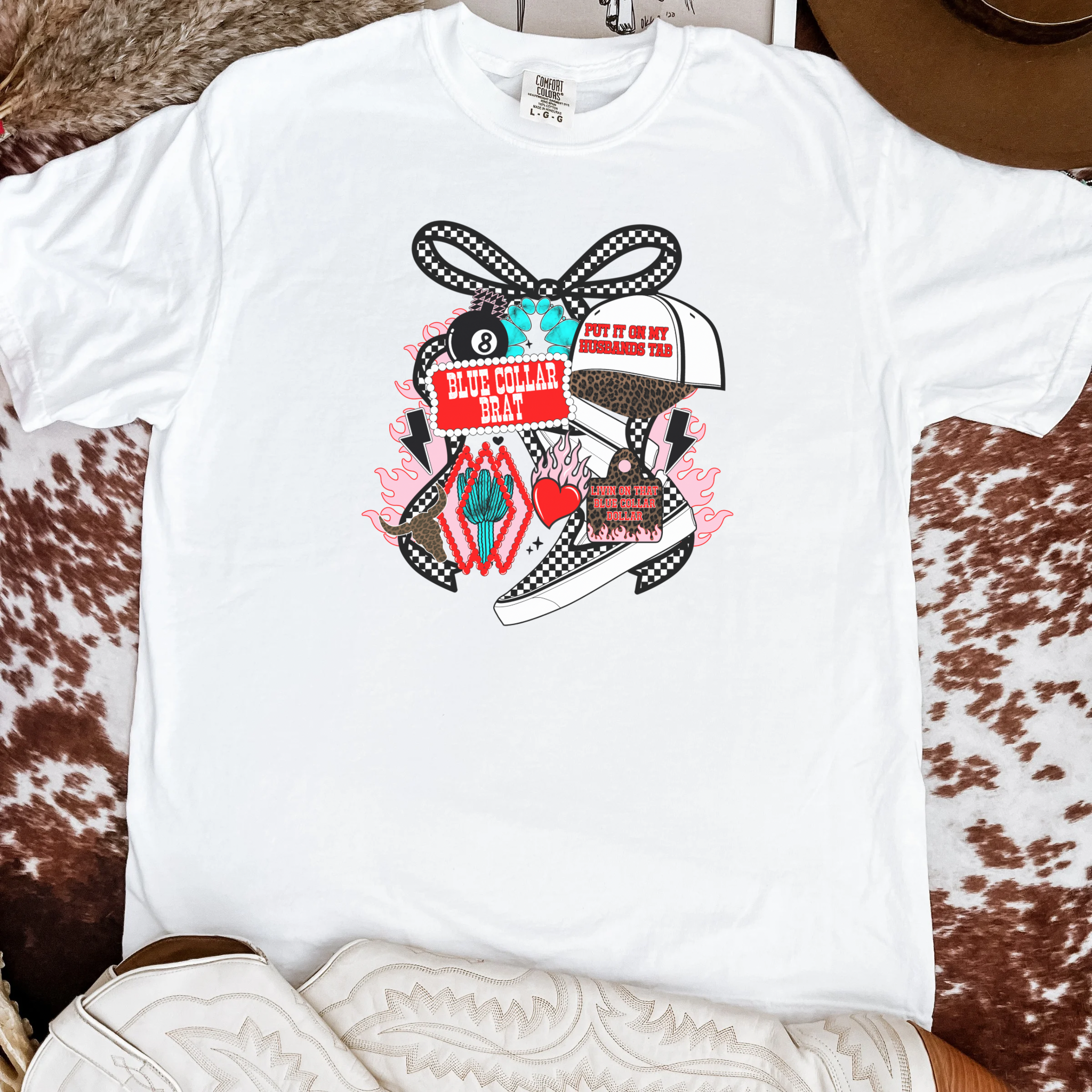 Blue Collar Graphic T-Shirt | Crewneck |