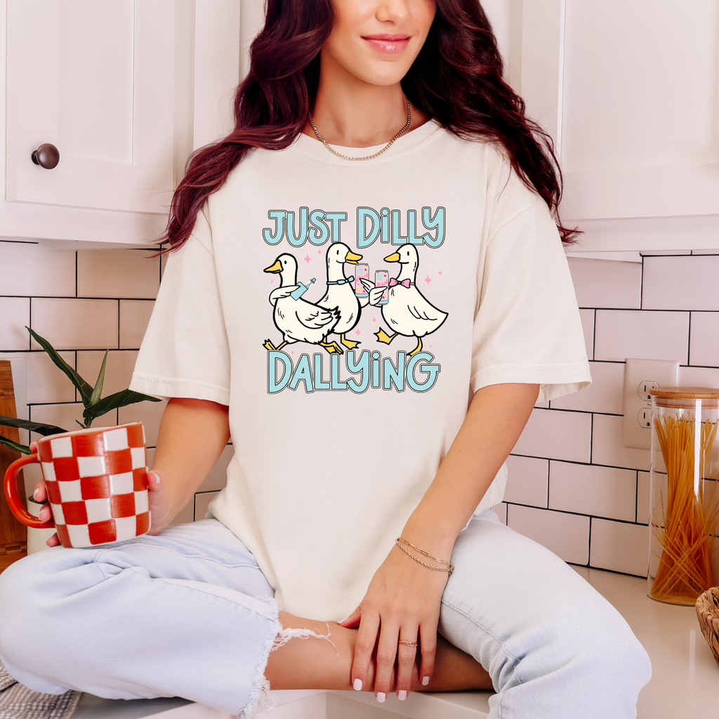 Just Dilly Dallying T-Shirt Graphic | Crewneck |