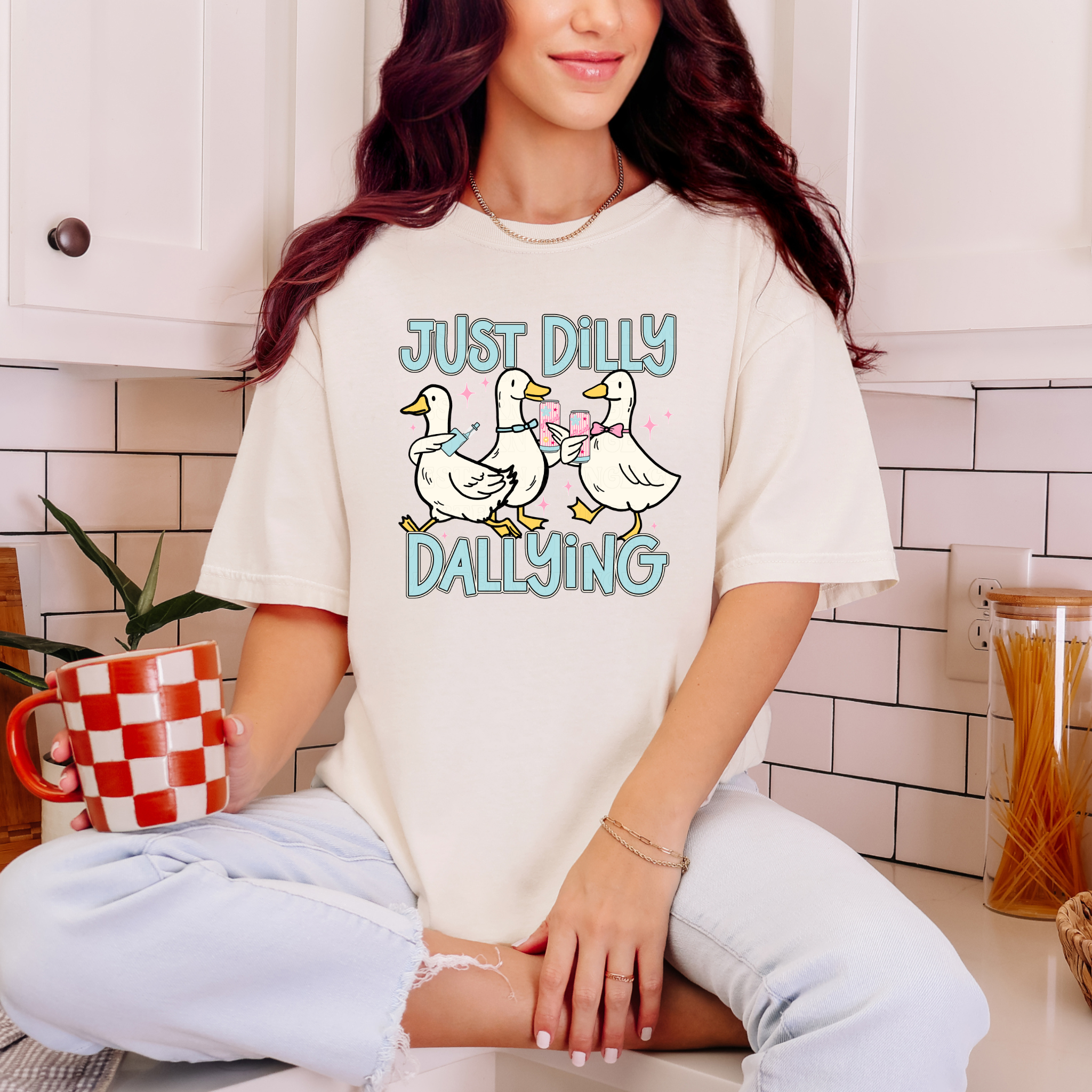 Just Dilly Dallying T-Shirt Graphic | Crewneck |