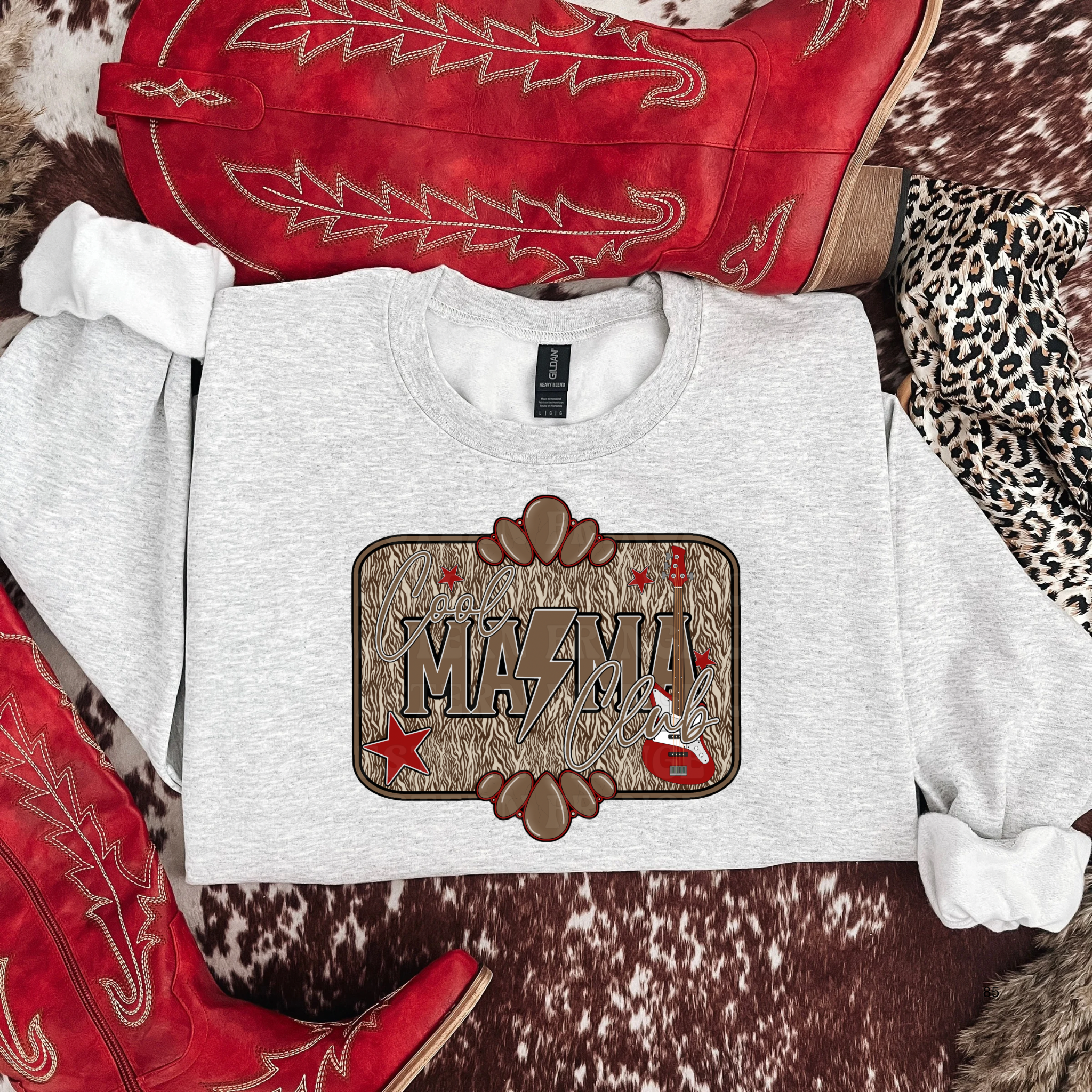 Cool Mama Club Graphic T-Shirt | Crewneck