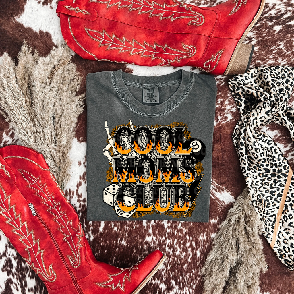 Alternative Cool Moms Club Graphic T-Shirt | Crewneck
