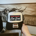 Support Ranchers Eat Beef | Black Trucker Hat