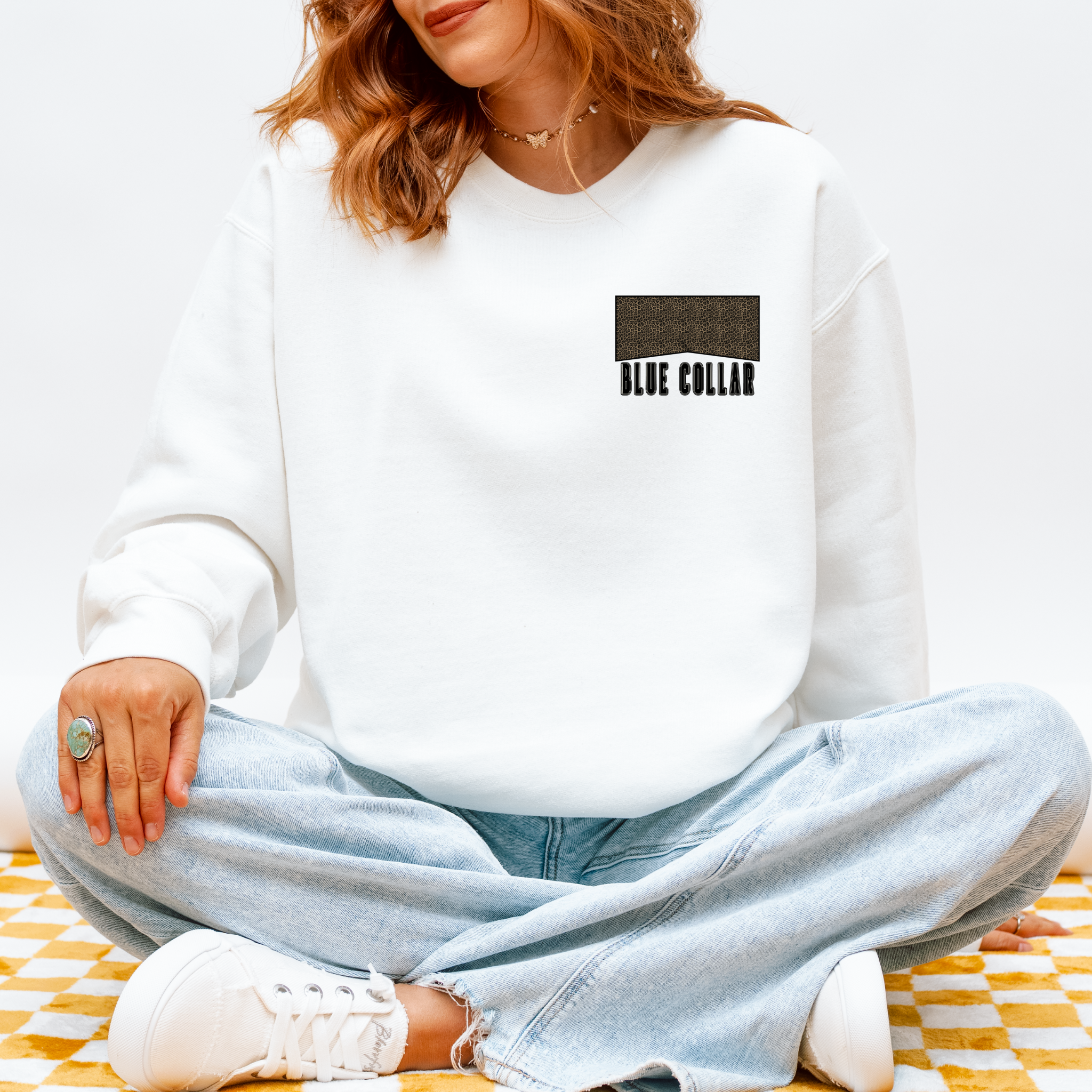 Blue Collar Cowboys Graphic T-Shirt | Crewneck
