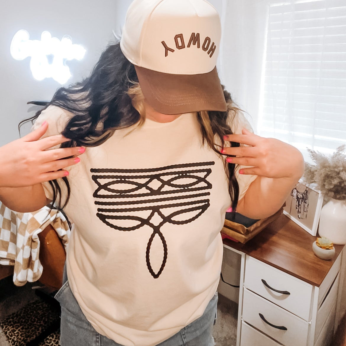 Classic Boot Stitch T-Shirt Graphic | Crewneck