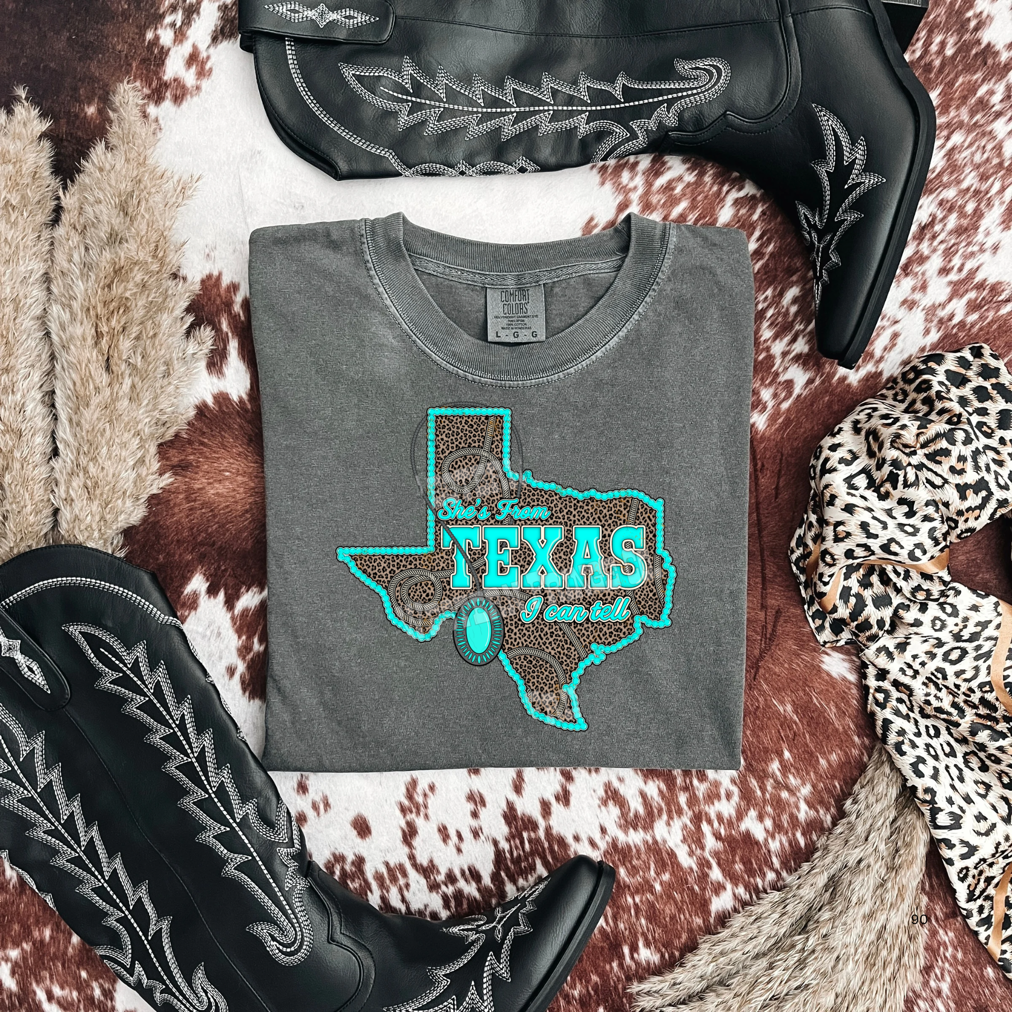 She's From Texas Graphic T-Shirt | Crewneck