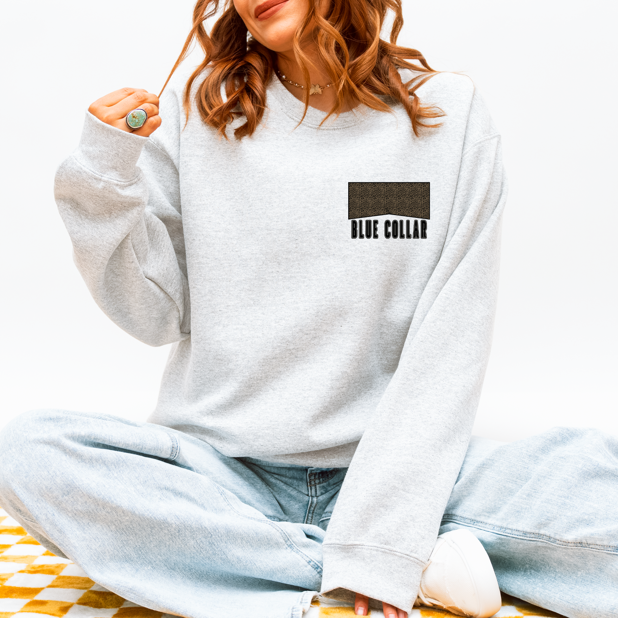 Blue Collar Cowboys Graphic T-Shirt | Crewneck