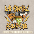 Rad Cowgirl Social Club Digital Download | High Resolution PNG Graphic File