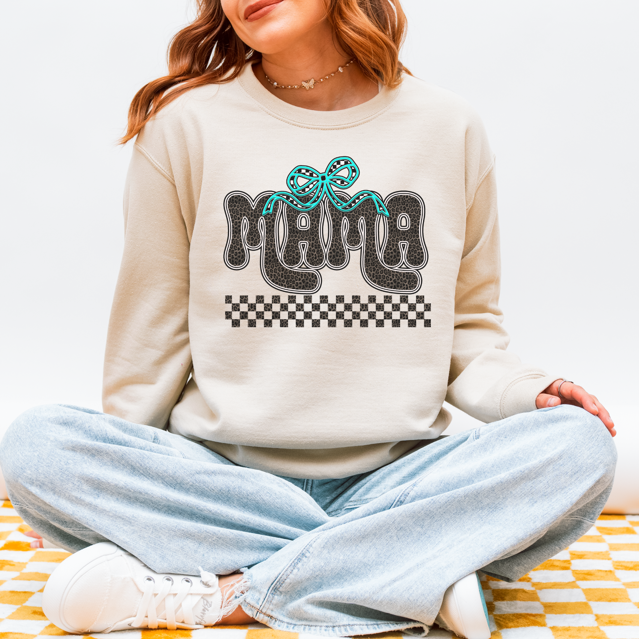 Leopard Mama T-Shirt Graphic | Crewneck |