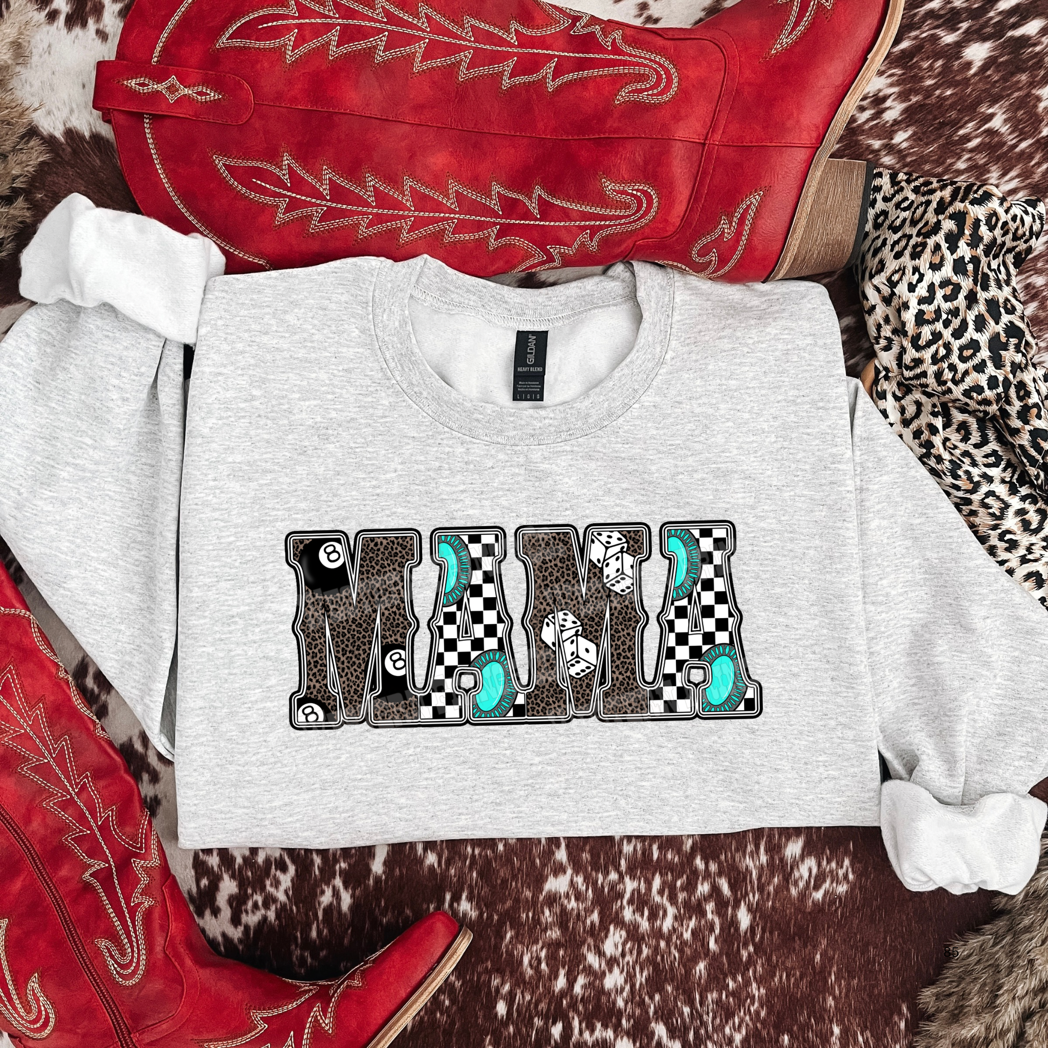 Western Mama Graphic T-Shirt | Crewneck