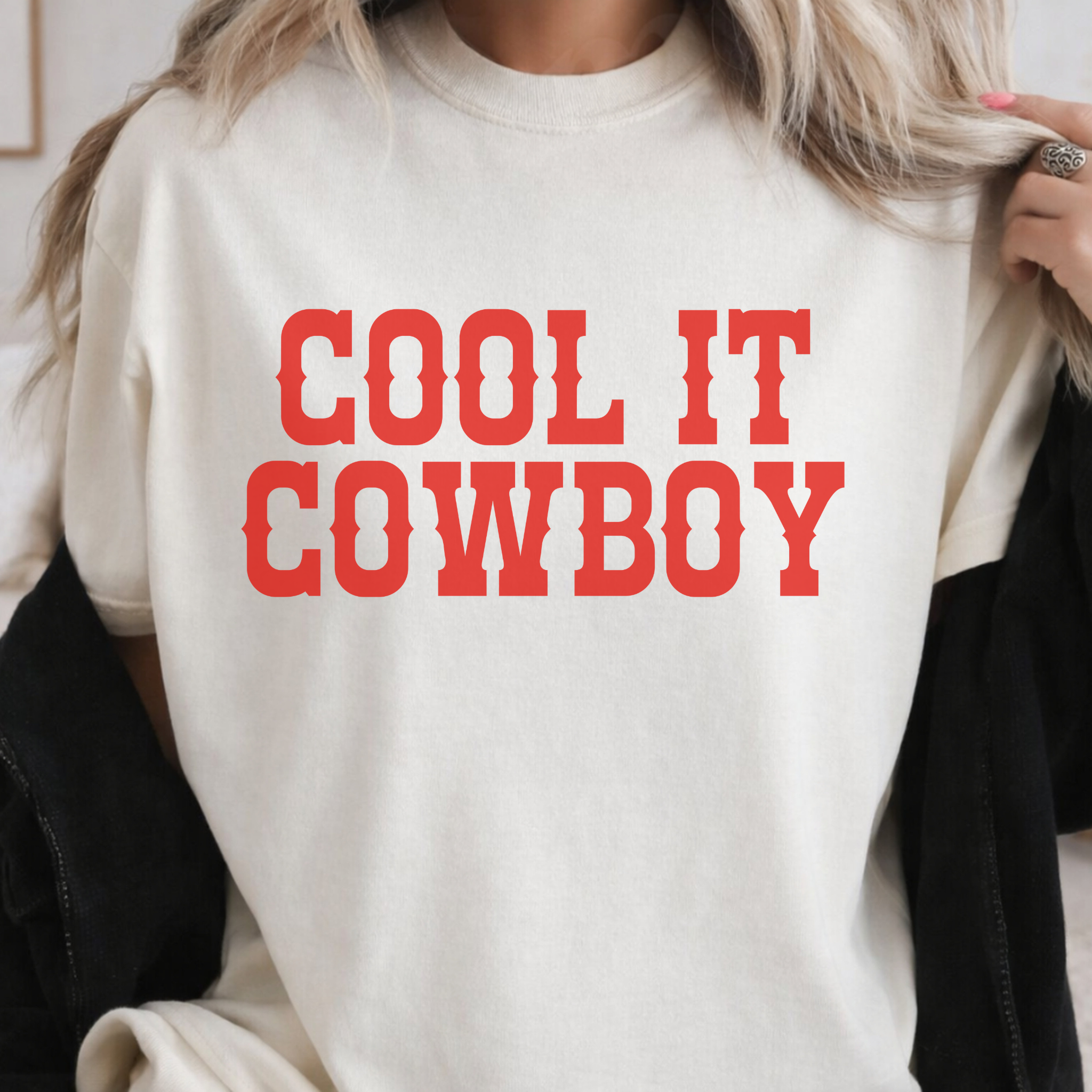 Cool It Cowboy T-Shirt Graphic | Crewneck