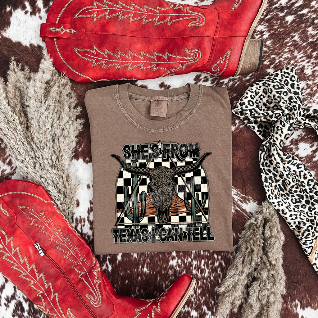 She's From Texas Graphic T-Shirt | Crewneck