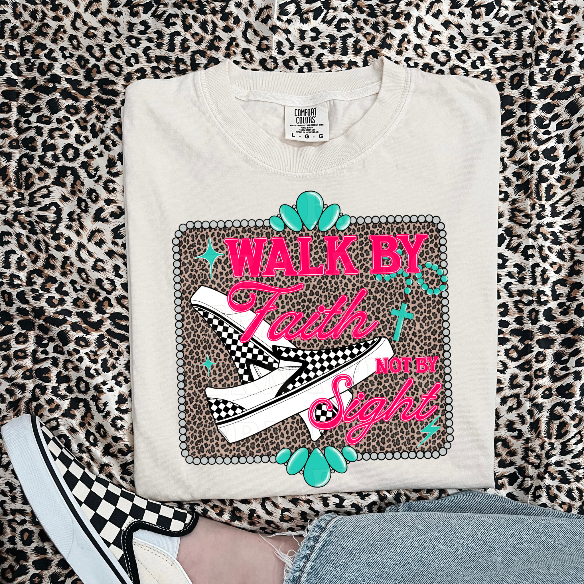 Walk By Faith Not By Sight T-Shirt Graphic | Crewneck